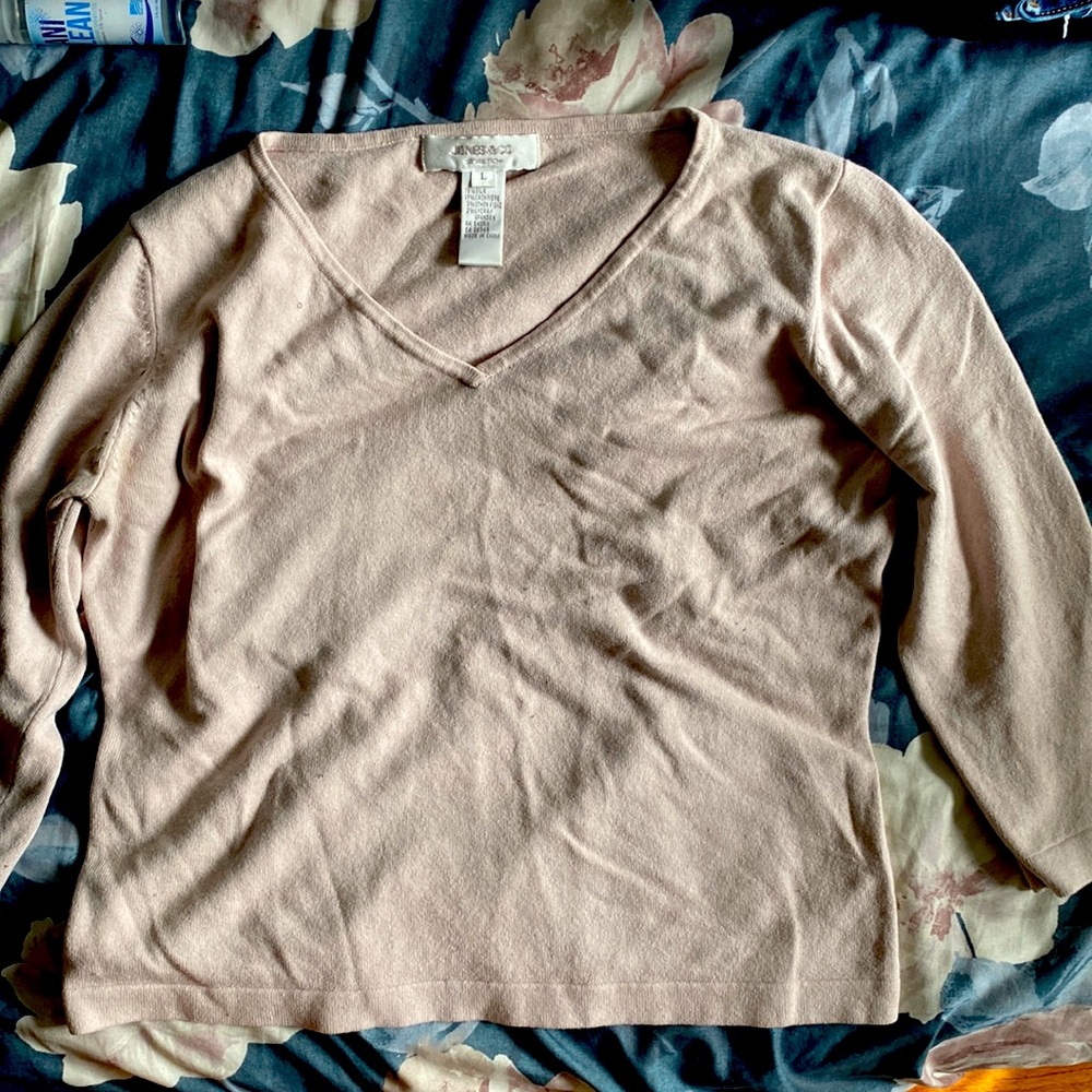 Jones & CO Stretch / Beige V Cut / L
